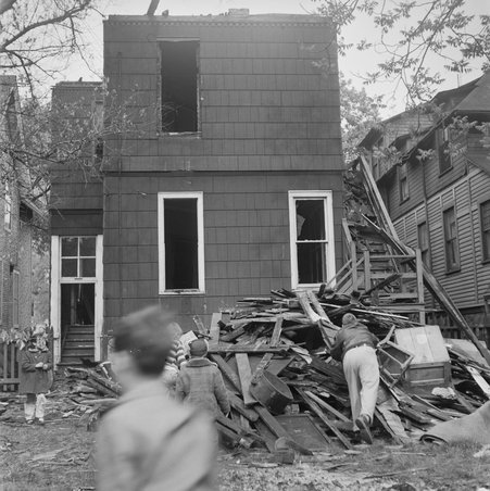 Demolition at 5456 South Blackstone Avenue in Hyde Park-Kenwood - Mead, Mildred