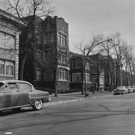 View from 5121 South Ellis Avenue looking south in Hyde Park-Kenwood - Mead, Mildred