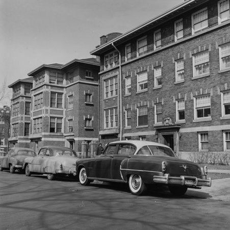 View from 5117 South Ellis Avenue looking north in Hyde Park-Kenwood - Mead, Mildred