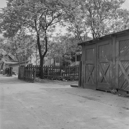 View north from the rear of 5624 South Maryland Avenue in Hyde Park-Kenwood - Mead, Mildred