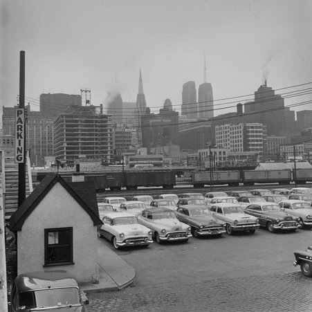 View of parking lot in RIver North - Mead, Mildred