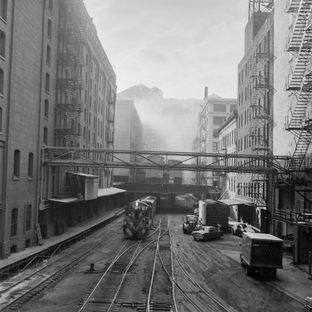 View from the Dearborn Street bridge in River North - Mead, Mildred