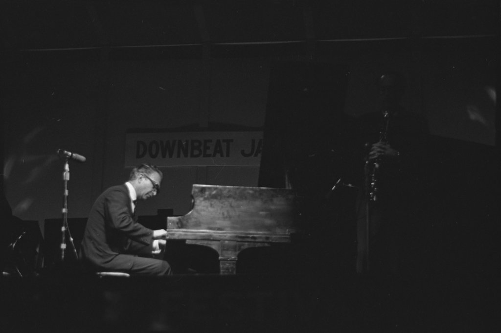 Dave Brubeck and Paul Desmond at the Down Beat Jazz Festival - Flerlage, Raeburn, 1915-2002