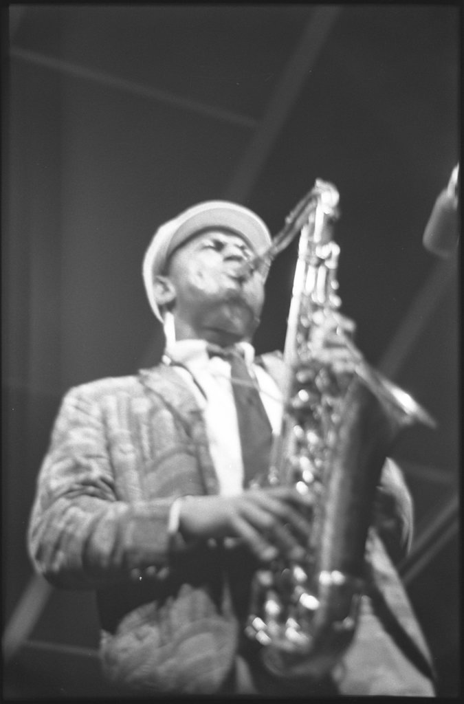 Archie Shepp with the John Coltrane Quartet at the Down Beat Jazz Festival - Flerlage, Raeburn, 1915-2002