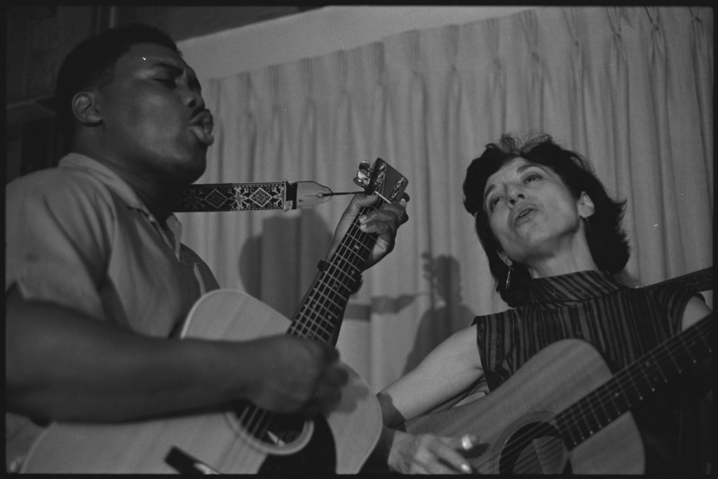 George and Norma during a rehearsal in Highland Park - Flerlage, Raeburn, 1915-2002