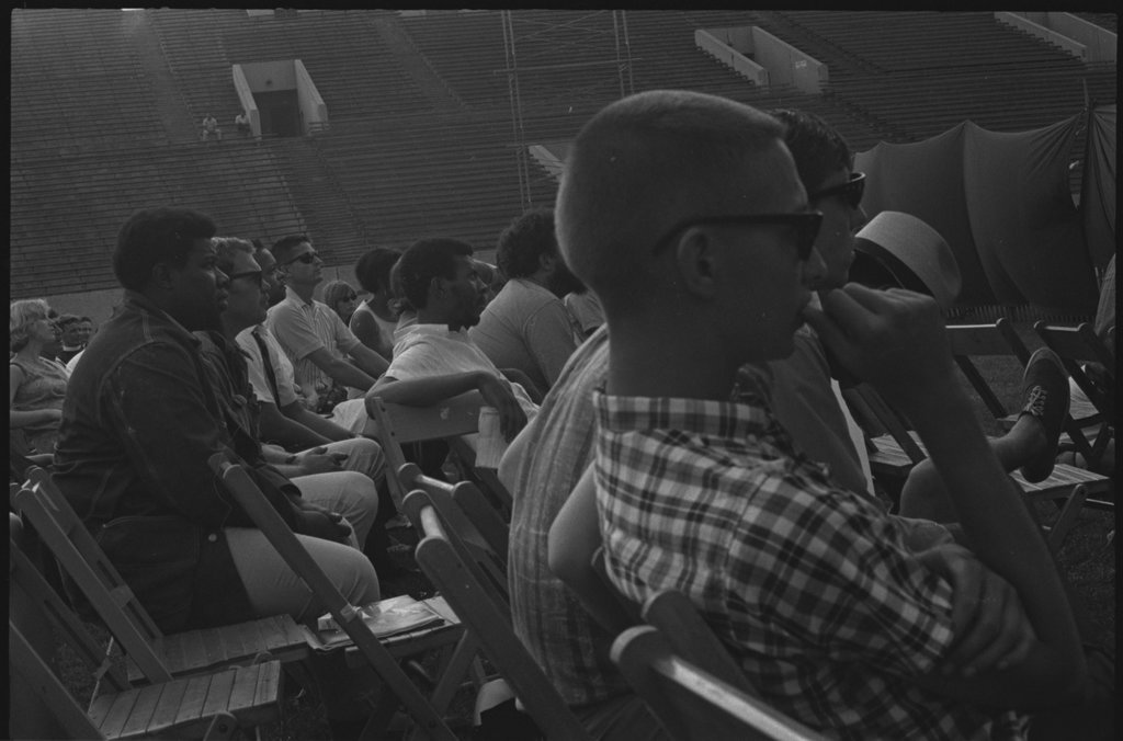 Audience at the Down Beat Jazz Festival - Flerlage, Raeburn, 1915-2002