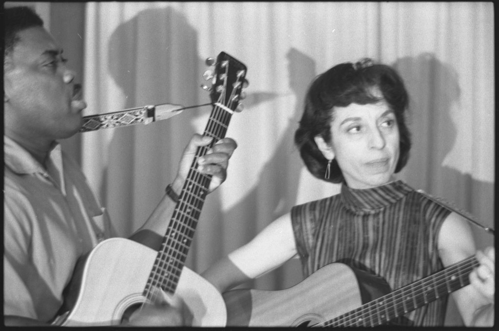George and Norma during a rehearsal in Highland Park - Flerlage, Raeburn, 1915-2002