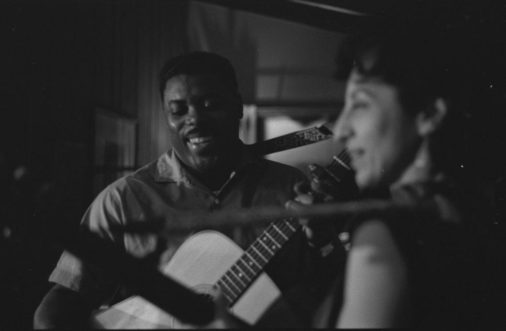 George and Norma during a rehearsal in Highland Park - Flerlage, Raeburn, 1915-2002