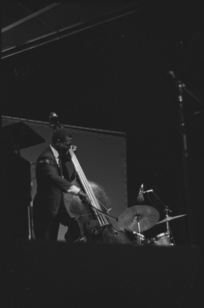 Jimmy Garrison with the John Coltrane Quartet at the Down Beat Jazz Festival - Flerlage, Raeburn, 1915-2002