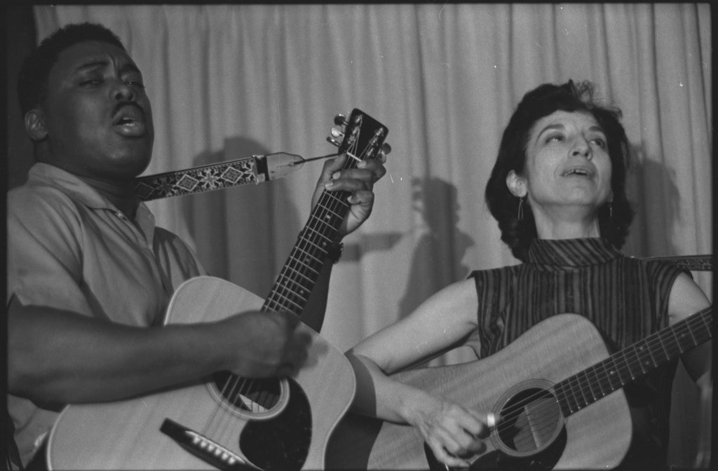 George and Norma during a rehearsal in Highland Park - Flerlage, Raeburn, 1915-2002