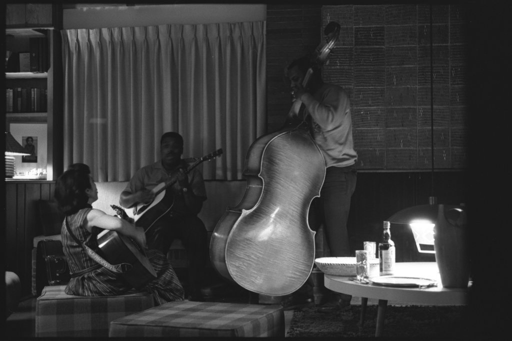 George and Norma during a rehearsal in Highland Park - Flerlage, Raeburn, 1915-2002