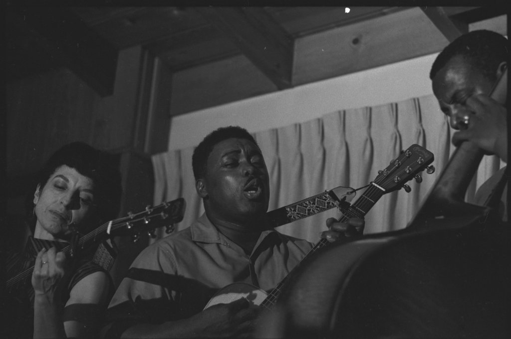 George and Norma during a rehearsal in Highland Park - Flerlage, Raeburn, 1915-2002