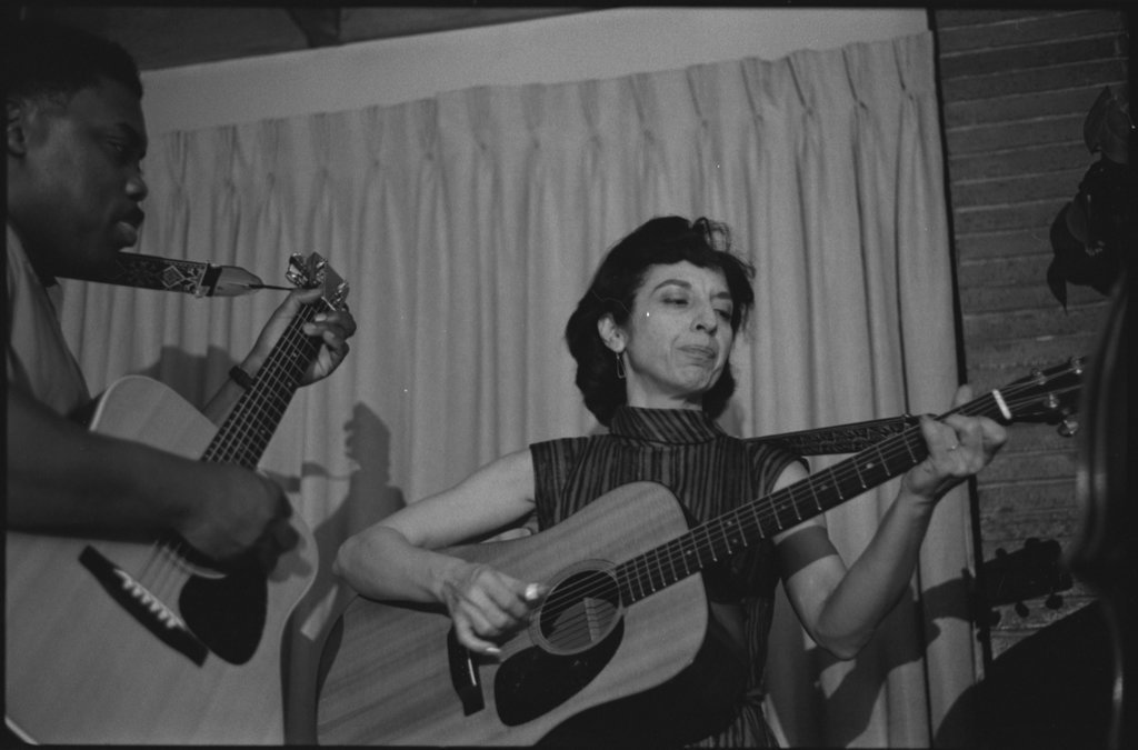 George and Norma during a rehearsal in Highland Park - Flerlage, Raeburn, 1915-2002