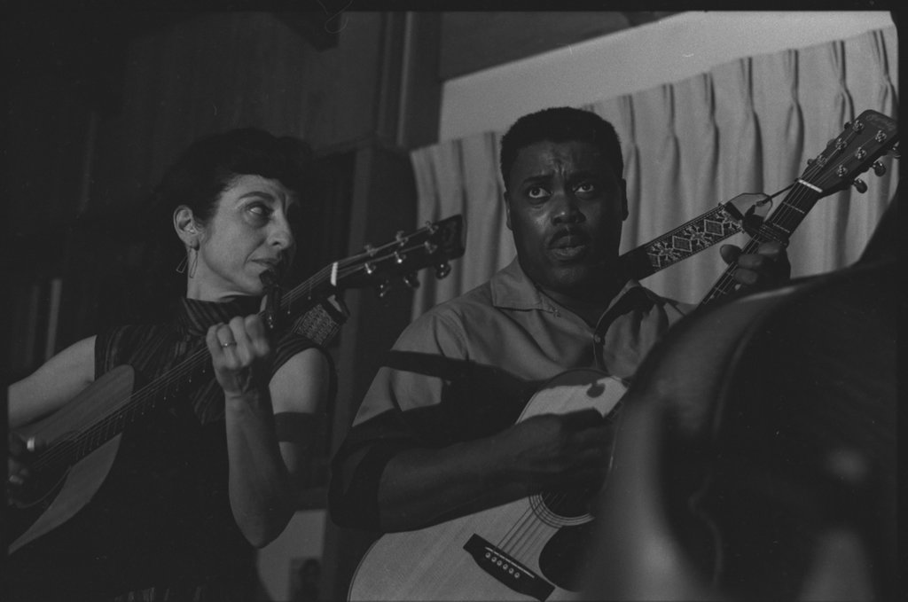 George and Norma during a rehearsal in Highland Park - Flerlage, Raeburn, 1915-2002