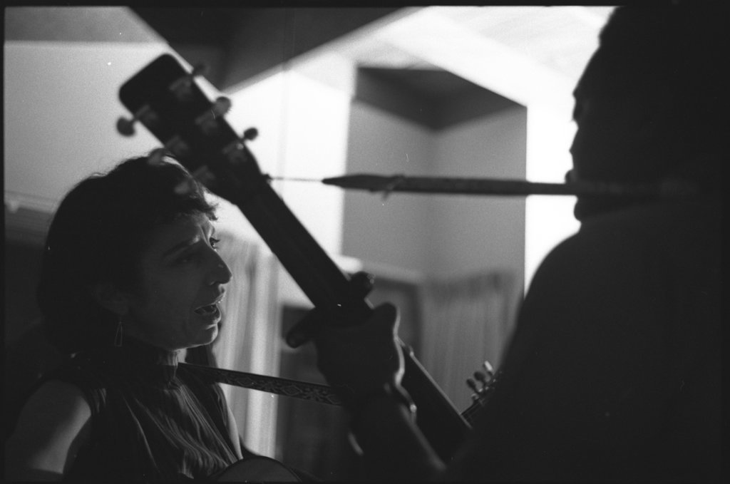 George and Norma during a rehearsal in Highland Park - Flerlage, Raeburn, 1915-2002