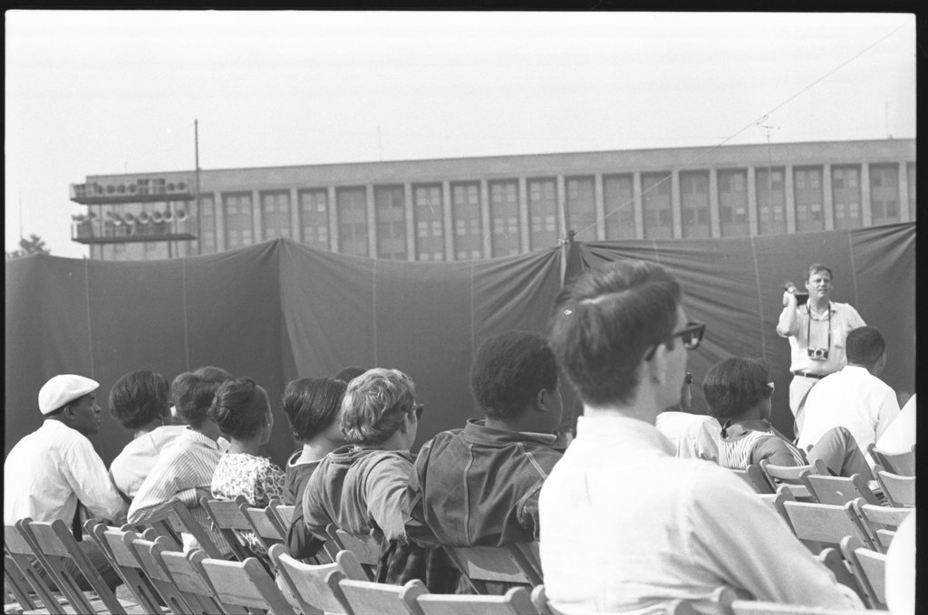 Audience at the Down Beat Jazz Festival - Flerlage, Raeburn, 1915-2002