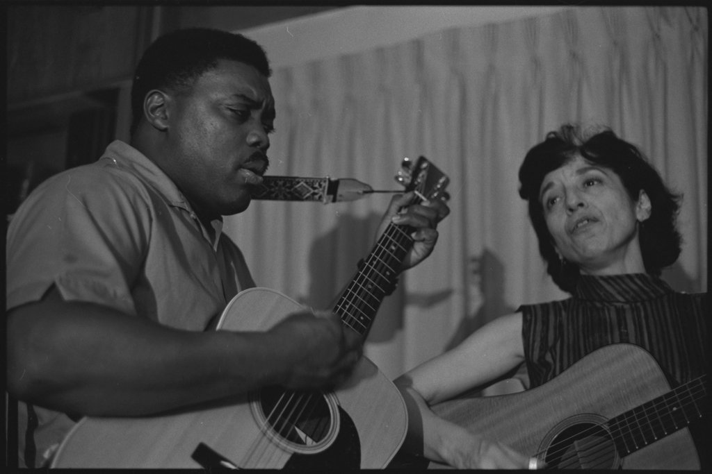 George and Norma during a rehearsal in Highland Park - Flerlage, Raeburn, 1915-2002
