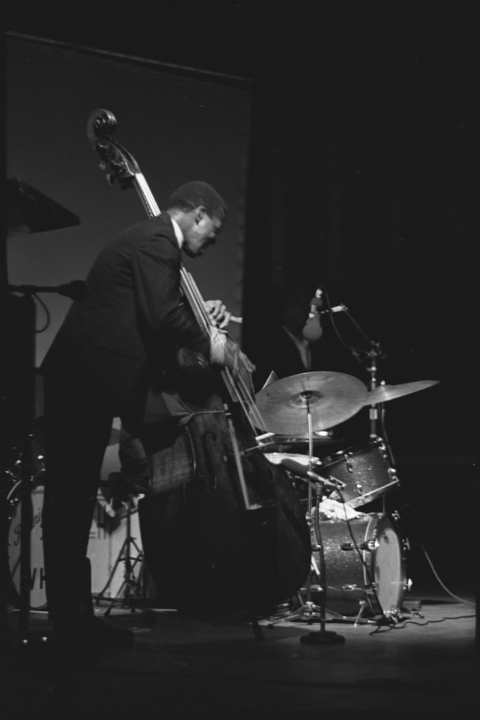 Jimmy Garrison with the John Coltrane Quartet at the Down Beat Jazz Festival - Flerlage, Raeburn, 1915-2002