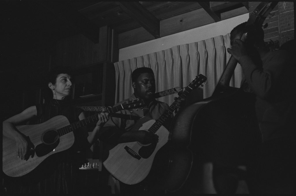 George and Norma during a rehearsal in Highland Park - Flerlage, Raeburn, 1915-2002
