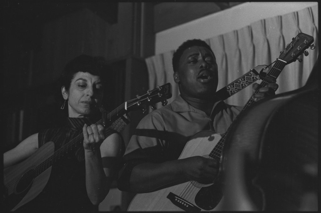 George and Norma during a rehearsal in Highland Park - Flerlage, Raeburn, 1915-2002