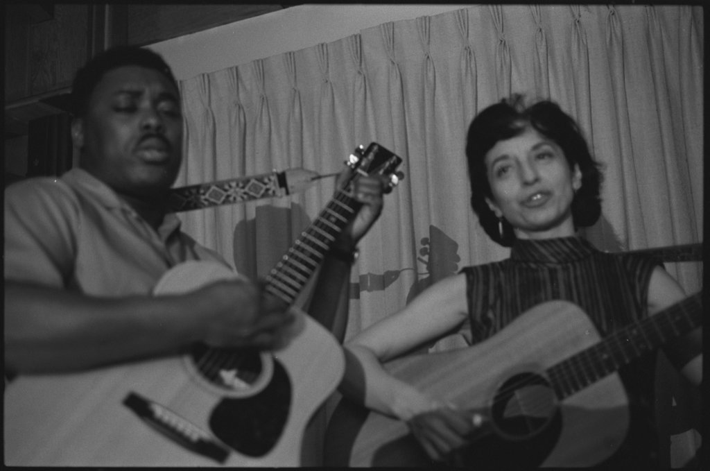 George and Norma during a rehearsal in Highland Park - Flerlage, Raeburn, 1915-2002