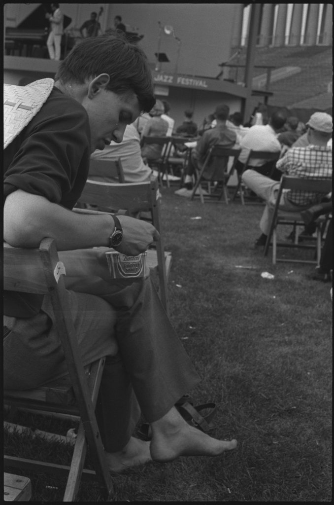 Audience at the Down Beat Jazz Festival - Flerlage, Raeburn, 1915-2002