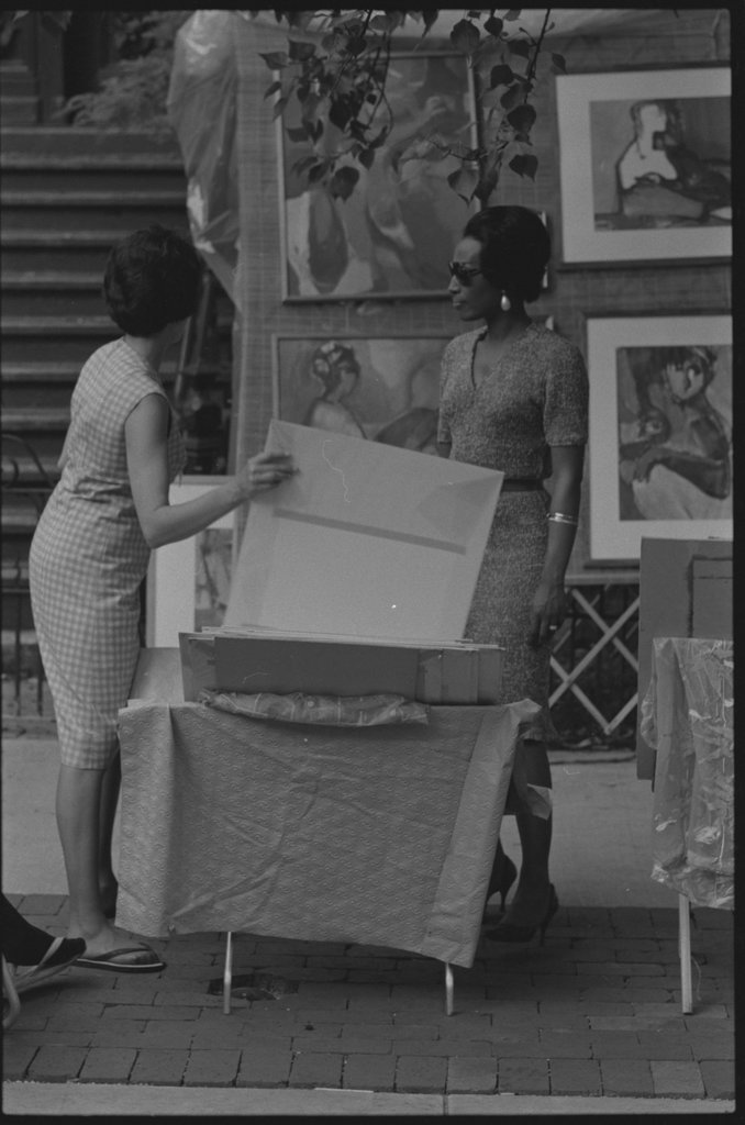 Unidentified art fair - Flerlage, Raeburn, 1915-2002