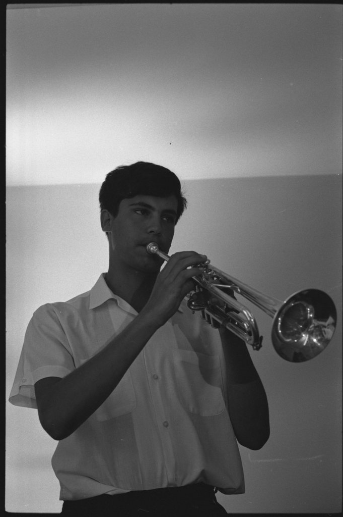 Unidentified trumpet player - Flerlage, Raeburn, 1915-2002