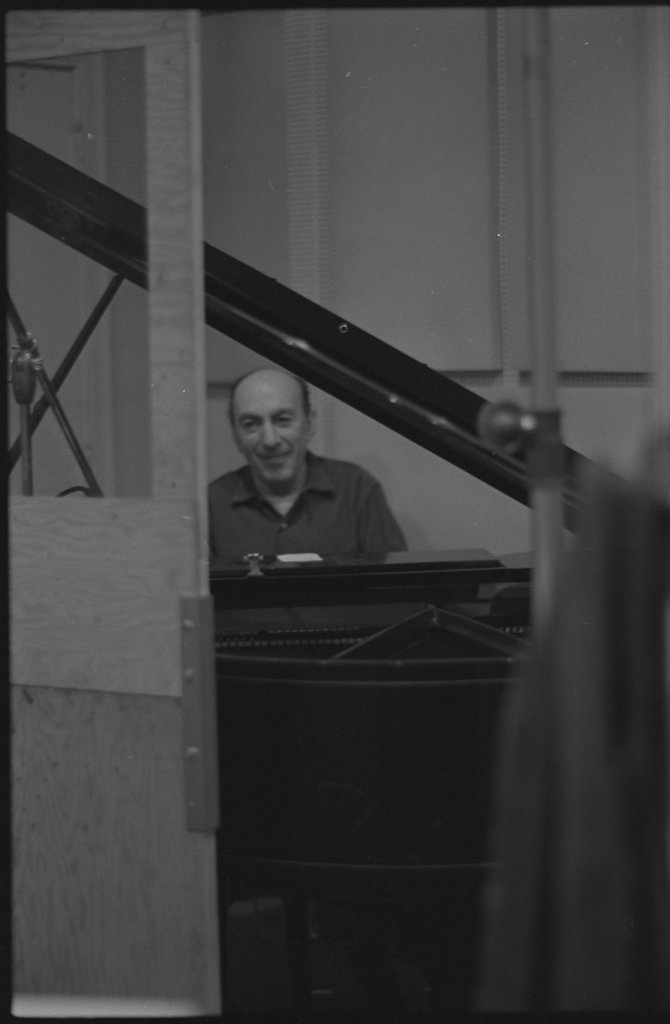 Musicians during a recording session - Flerlage, Raeburn, 1915-2002