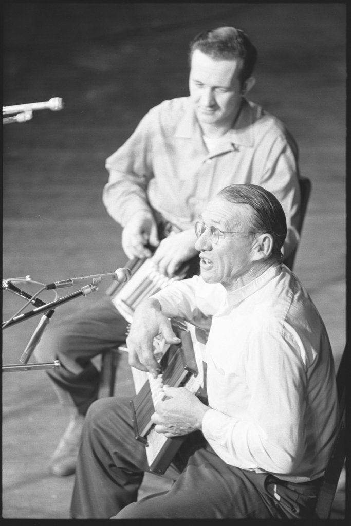 Bukka White and Kilby Snow performing during the 10th Annual University of Chicago Folk Festival - Flerlage, Raeburn, 1915-2002