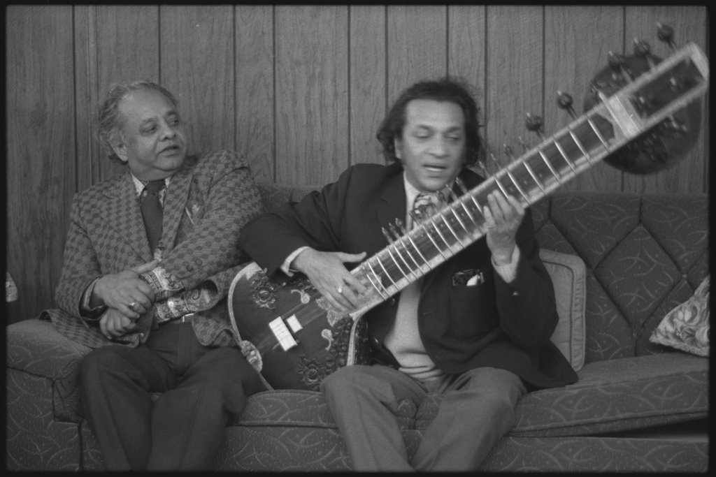 Press reception for Ravi Shankar - Flerlage, Raeburn, 1915-2002