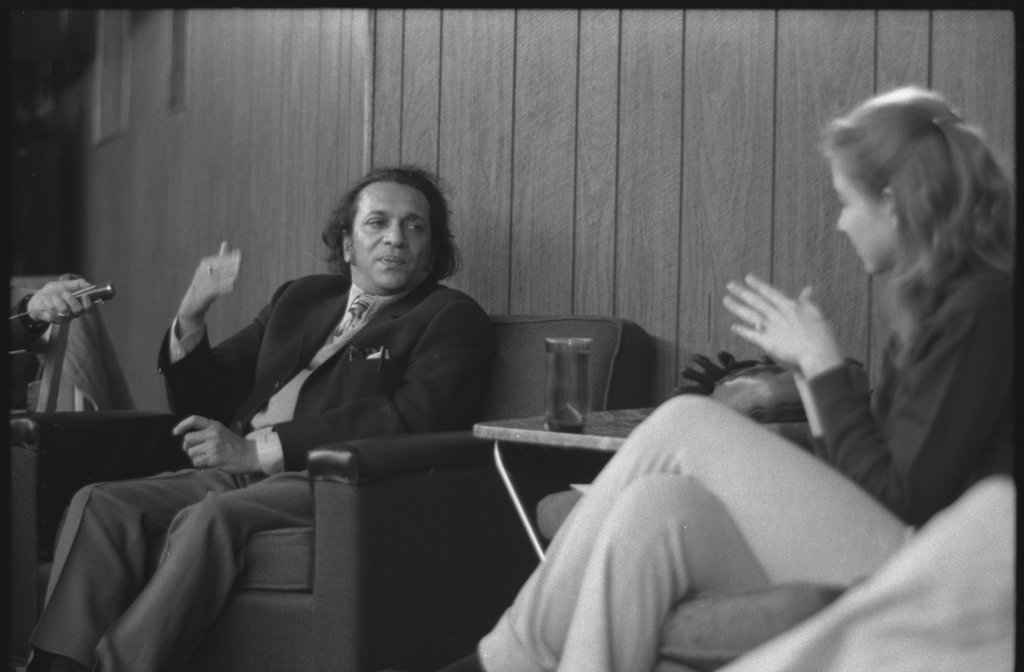 Press reception for Ravi Shankar - Flerlage, Raeburn, 1915-2002