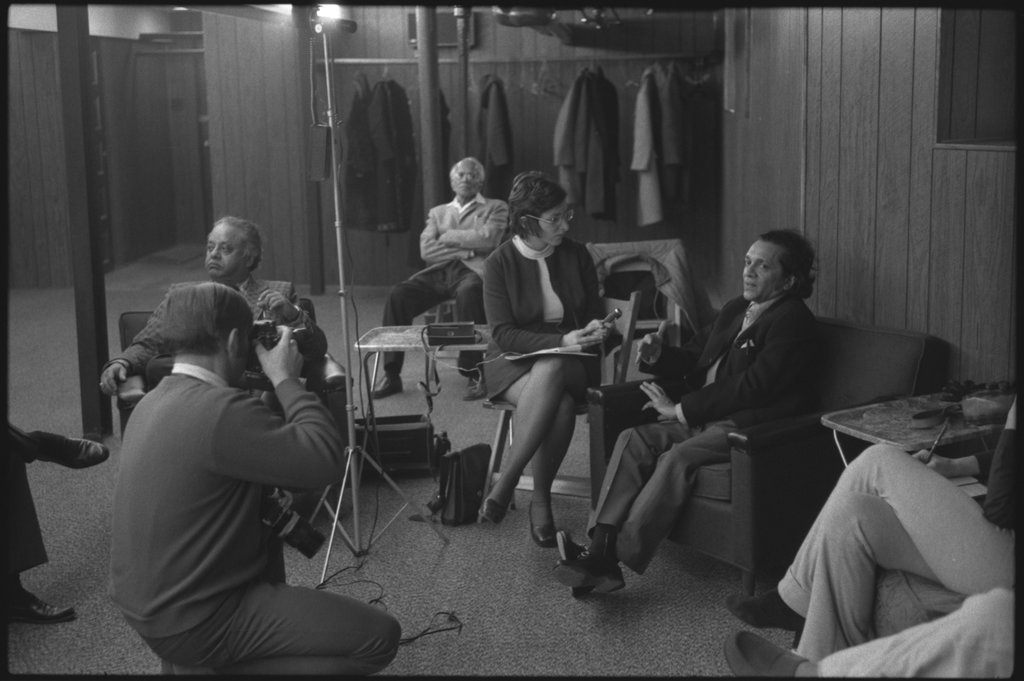 Press reception for Ravi Shankar - Flerlage, Raeburn, 1915-2002