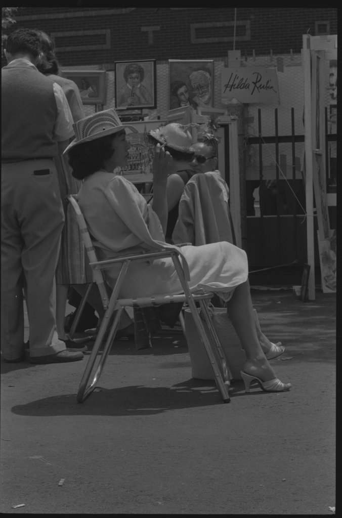 Unidentified art fair - Flerlage, Raeburn, 1915-2002