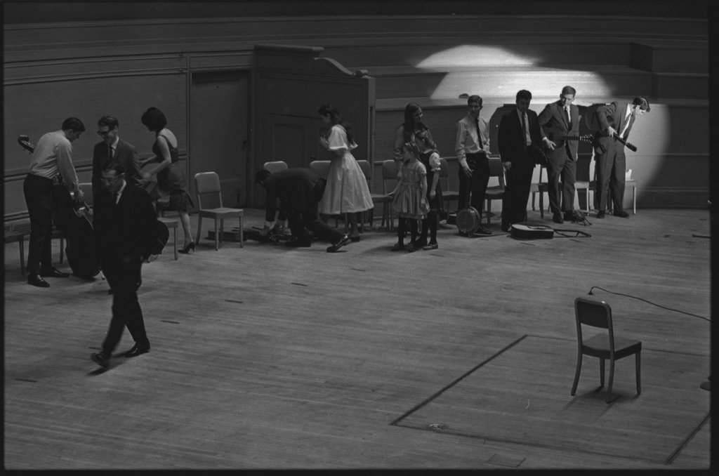 Old Town School of Folk Music event at Orchestra Hall - Flerlage, Raeburn, 1915-2002