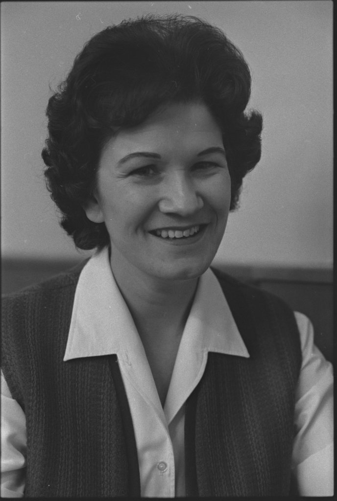 Bernice Smith working at Conway's Record Store - Flerlage, Raeburn, 1915-2002