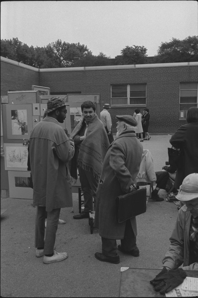 Unidentified art fair - Flerlage, Raeburn, 1915-2002
