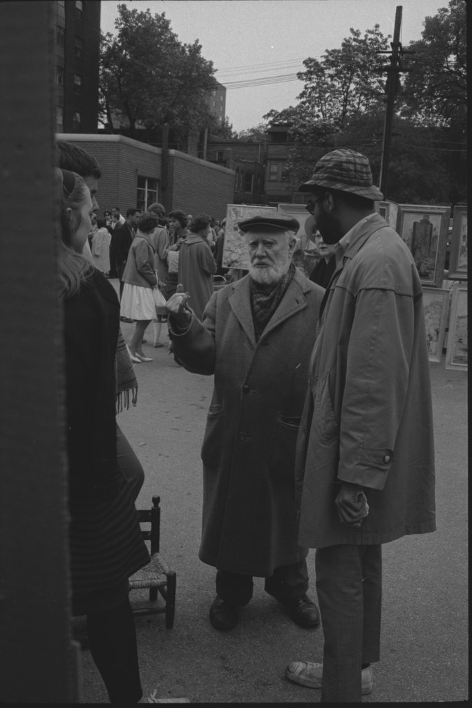 Unidentified art fair - Flerlage, Raeburn, 1915-2002