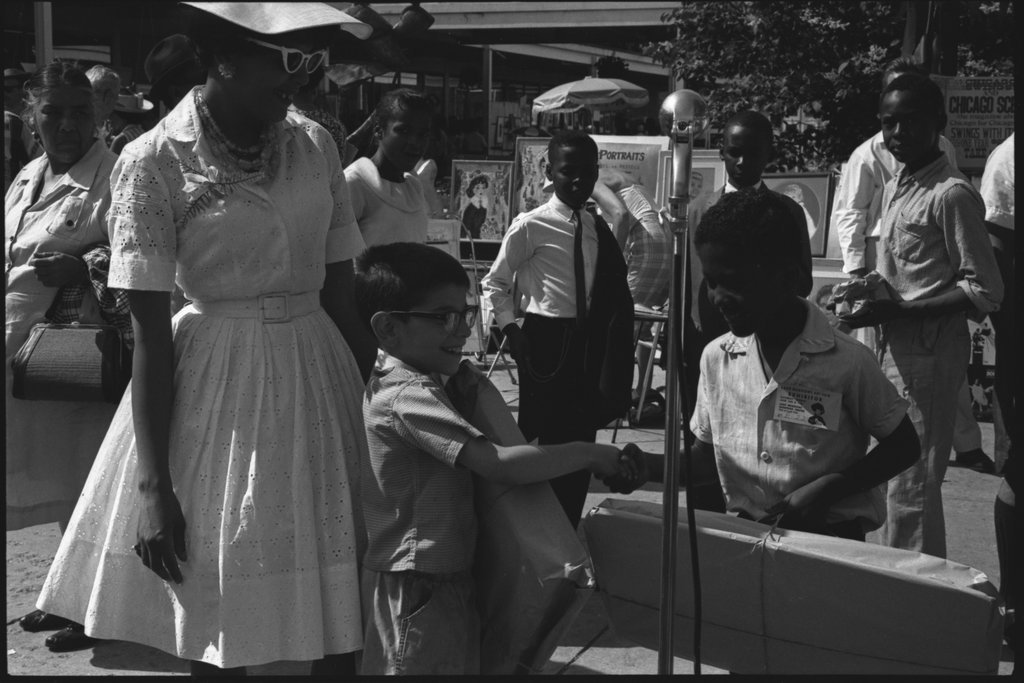 Unidentified art fair - Flerlage, Raeburn, 1915-2002