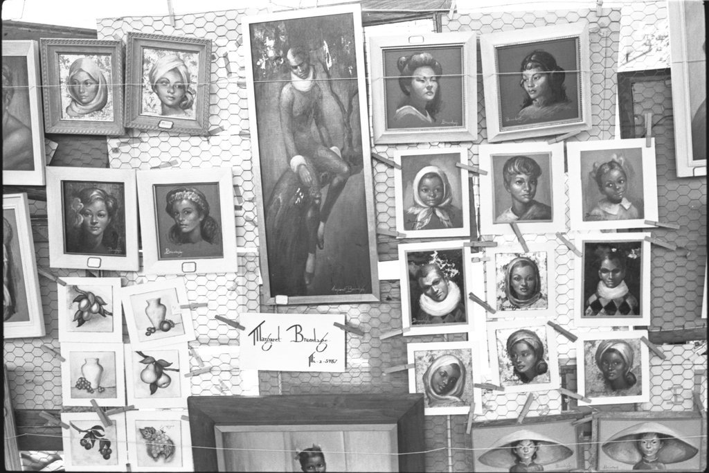 Unidentified art fair - Flerlage, Raeburn, 1915-2002
