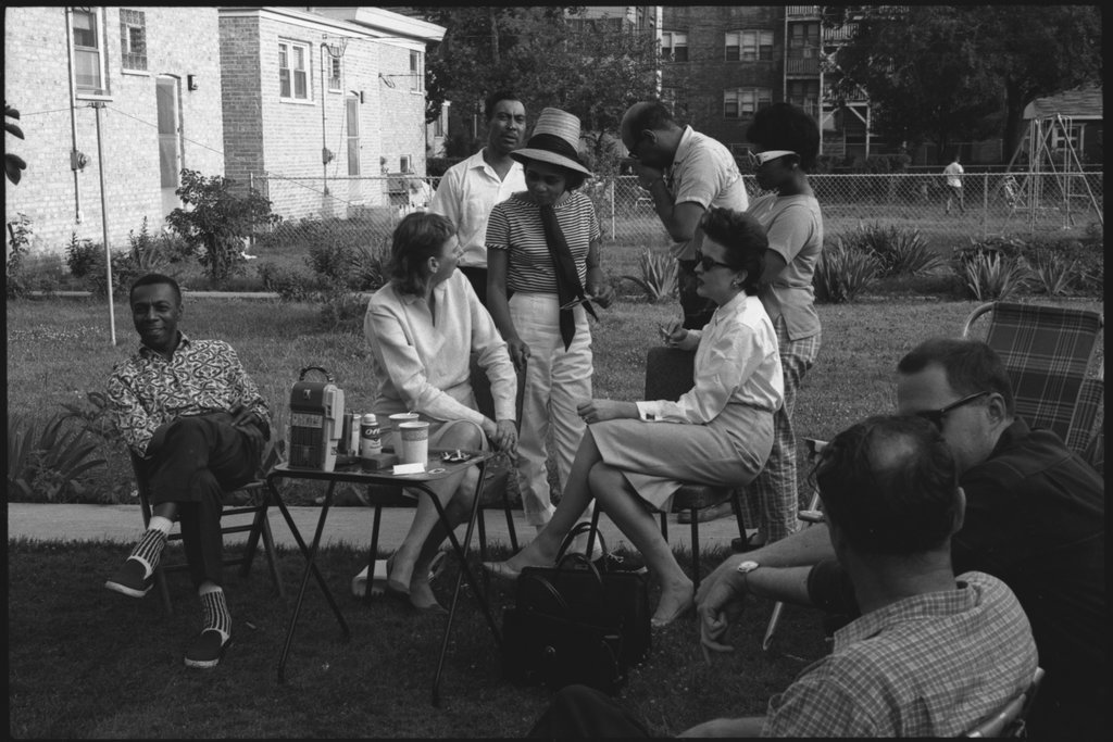 Backyard picnic - Flerlage, Raeburn, 1915-2002