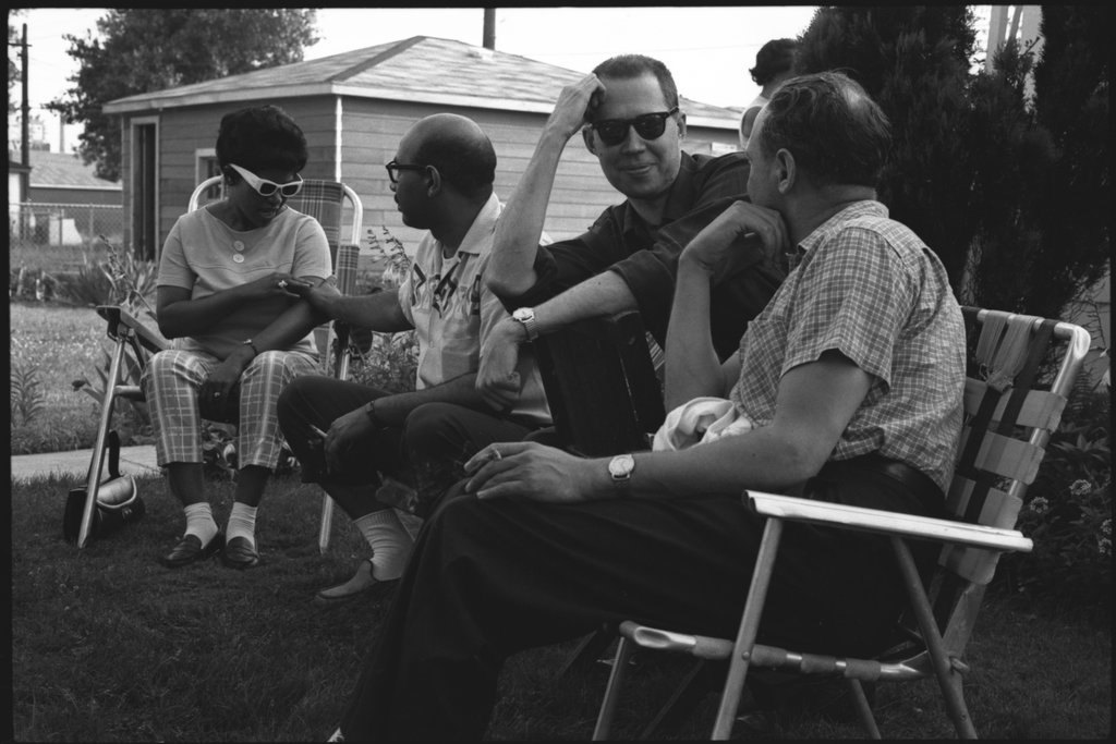 Backyard picnic - Flerlage, Raeburn, 1915-2002