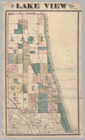 1883 Map of Lakeview