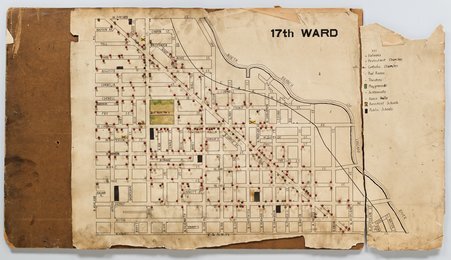 Chicago Commons Map of 17th Ward, Chicago - Chicago Commons