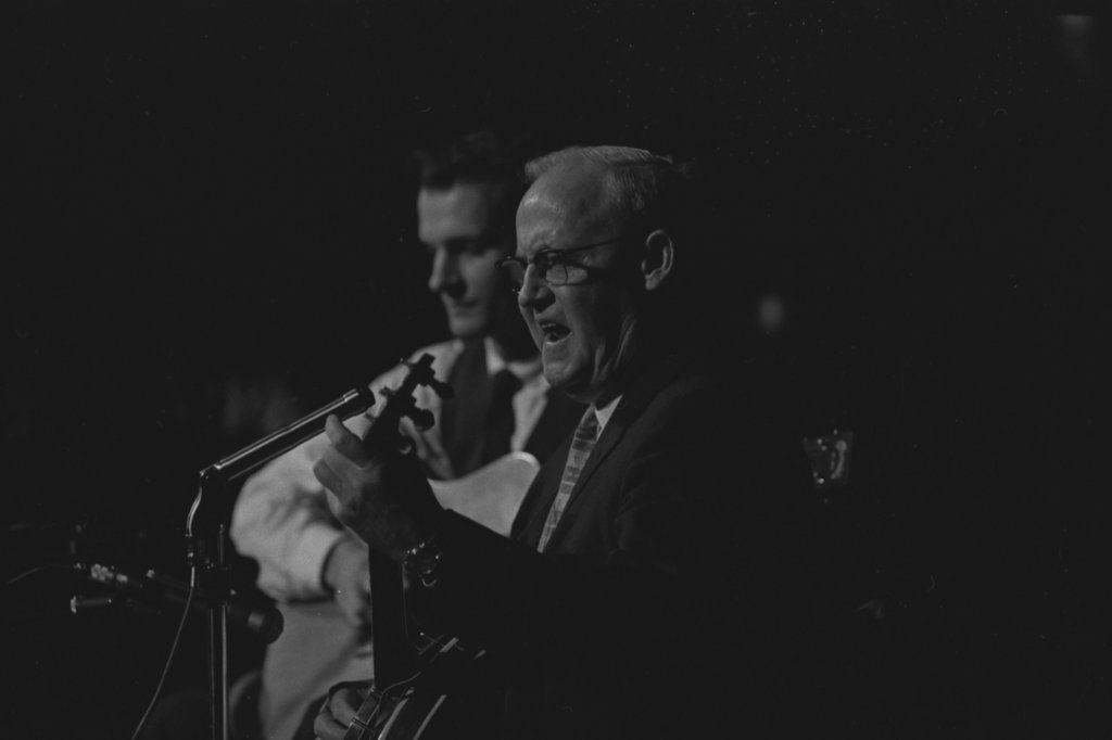 Dock Boggs and Mike Seeger at the Fourth Annual University of Chicago Folk Festival - Flerlage, Raeburn, 1915-2002