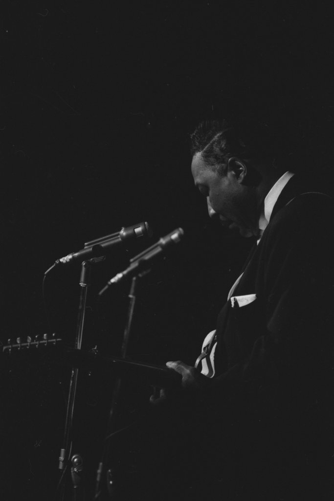 Muddy Waters and others performing at the Fourth Annual University of Chicago Folk Festival - Flerlage, Raeburn, 1915-2002