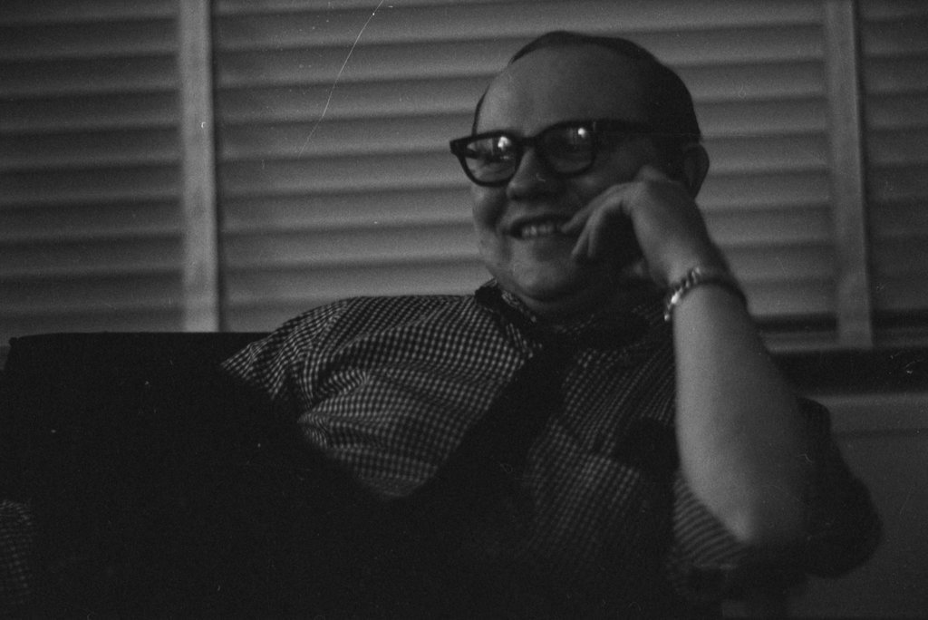 Pete Welding at Lola's Party for Folk Festival Visitors - Flerlage, Raeburn, 1915-2002