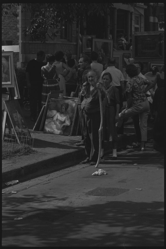 Unidentified art fair - Flerlage, Raeburn, 1915-2002