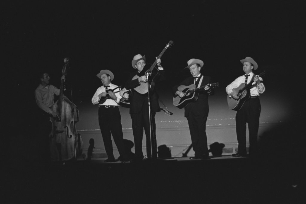 Lester Flatt and Earl Scruggs performing at Orchestra Hall - Flerlage, Raeburn, 1915-2002