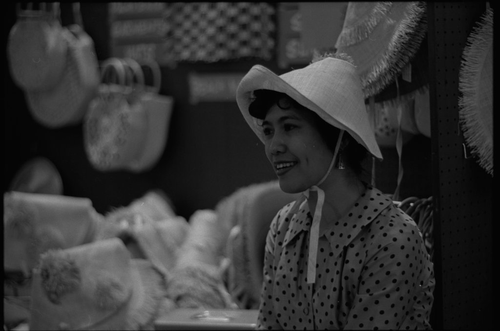 Portraits of people attending a craft fair - Flerlage, Raeburn, 1915-2002